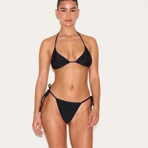 Pretty Little Thing Classic Black Triangle Bikini Set
